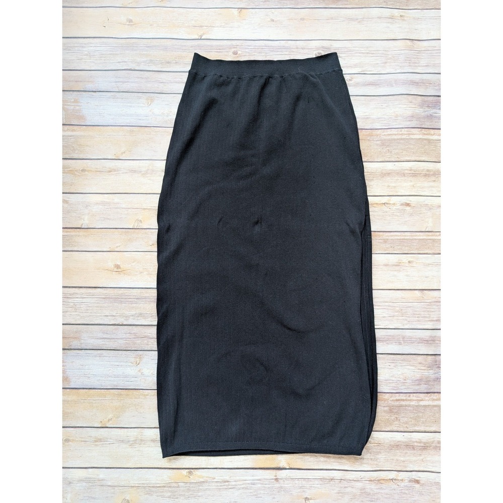 Urban Outfitters Maxi Knit Skirt Women L Side Slit|Office Siren|Classic